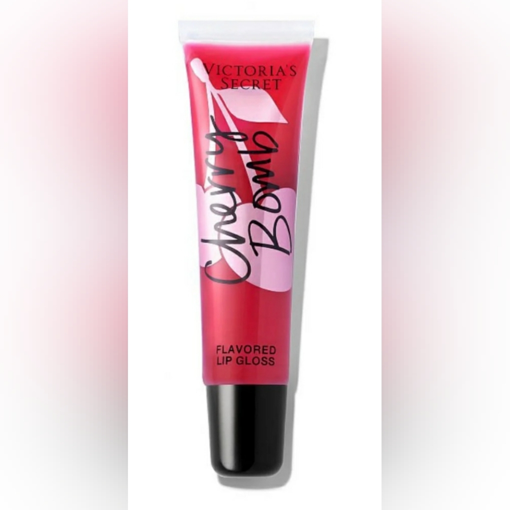Victoria's Secret Cherry Bomb And Kiwi Blush flavored lip gloss set of 2